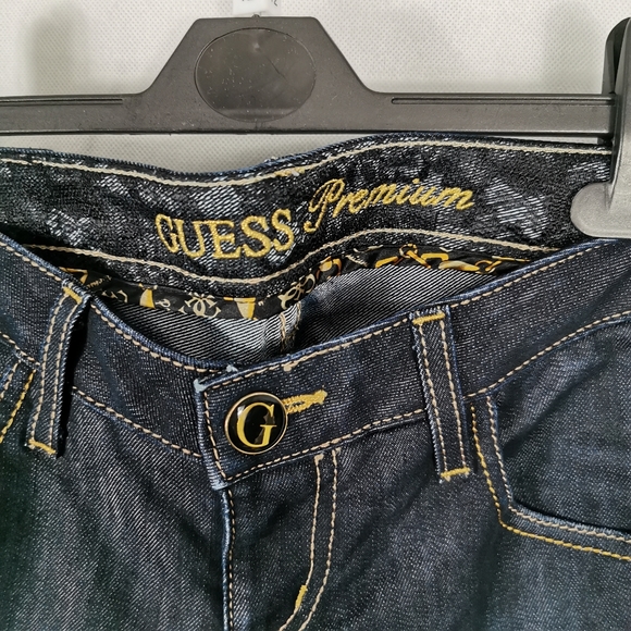 Ladies Vintage Y2K 2000s Jeans Size 6 8 27 GUESS PREMIUM Straight Leg - Picture 6 of 10